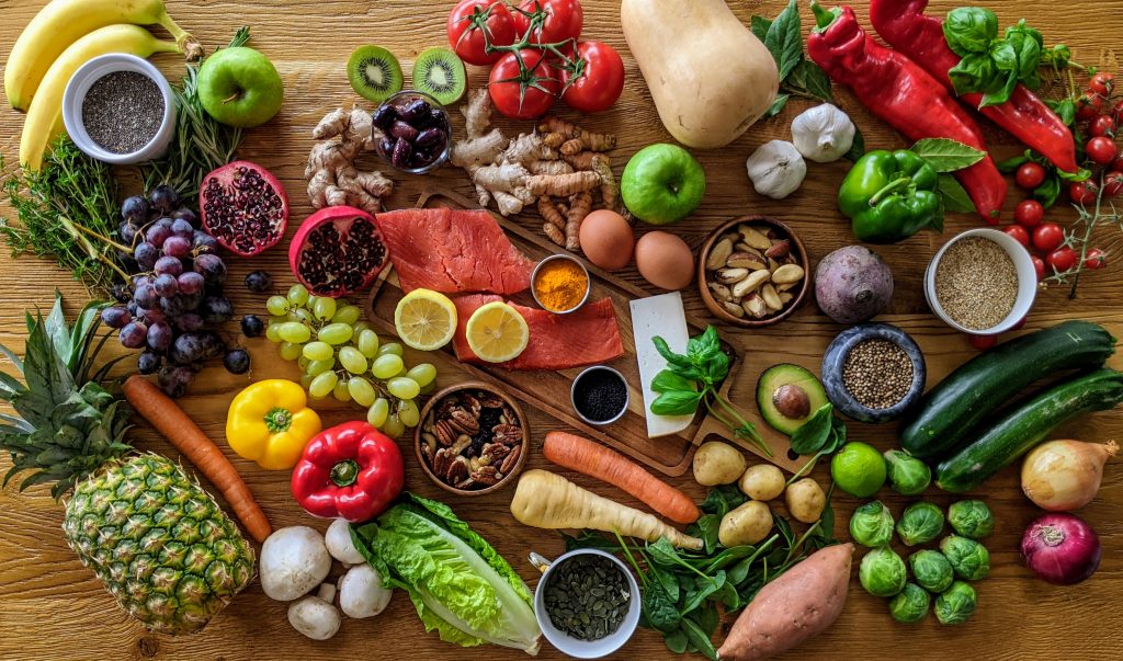 Table full of vegetables